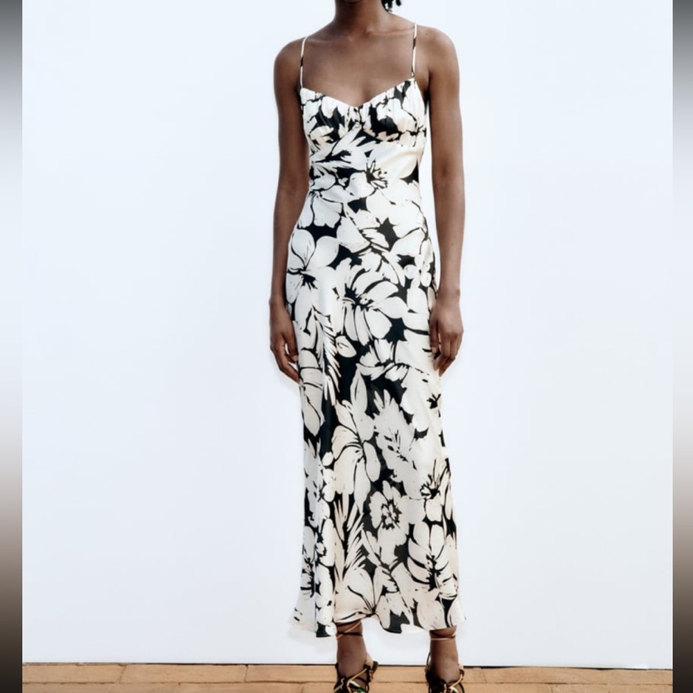 *SOLD OUT* Zara Tropical Print Dress